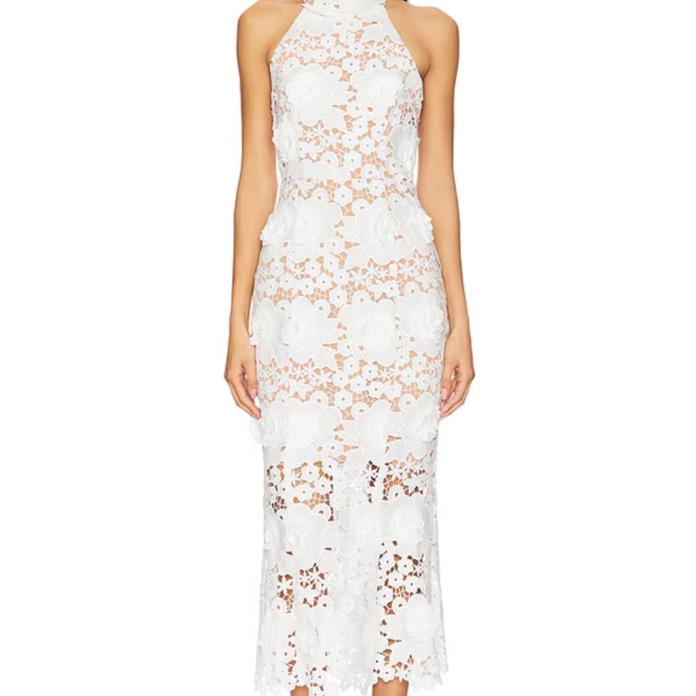 Elliatt White Daffodil Dress - M - NEW